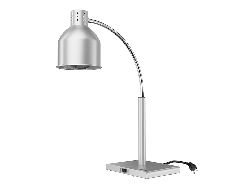 Varmelampe m. Fod Justerbar Stål