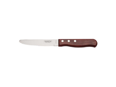 Steak knife Jumbo Round Point Red Polywood