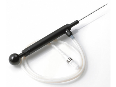 Lage syringe, 36 cm, F. Dick, hand model