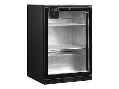 Backbar 1 door Black 115 ltr.