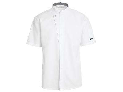 Chef jacket white with press button