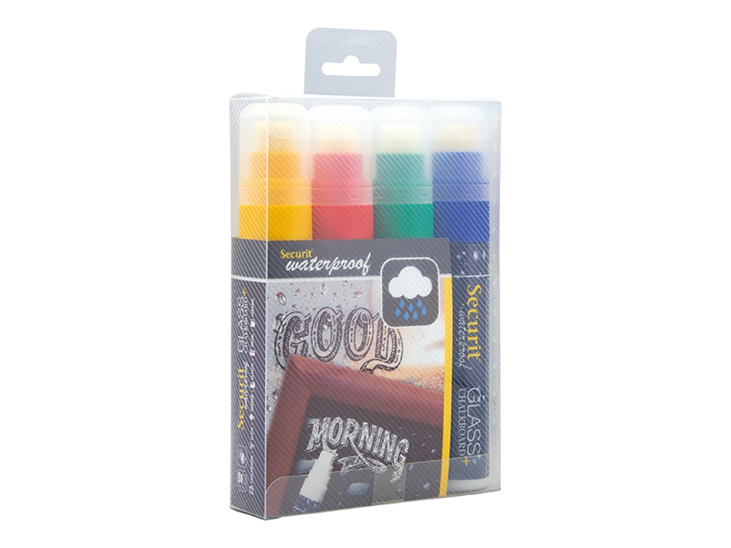 Marker assorted 7-15 mm 4 pcs waterproof