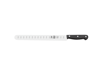 Salmon Knife - Stainless Steel - Black - 300cm - Wide Blade - Air Cut