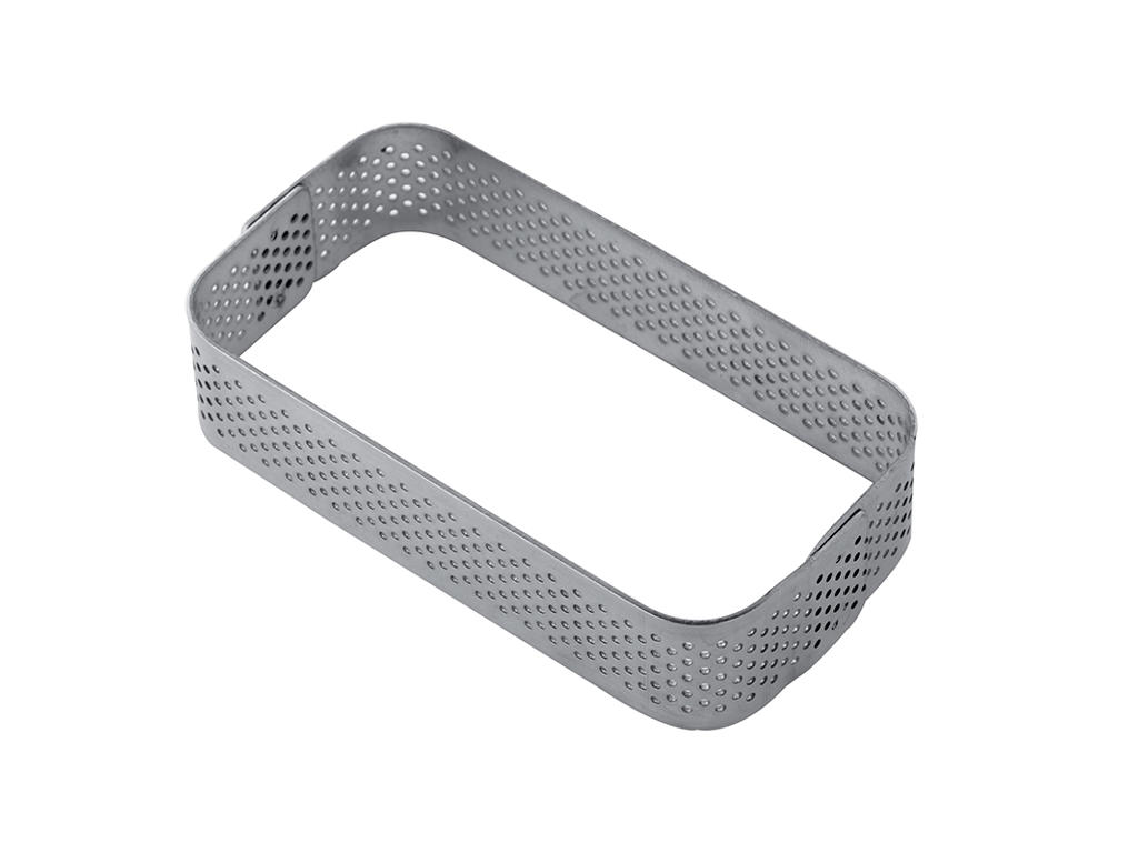 Baking ring square perforated 65x65x20