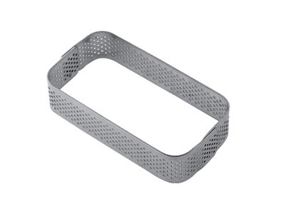 Baking ring square perforated 65x65x20