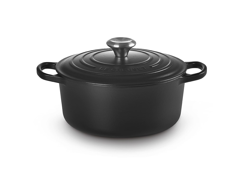 Matte Black Pot 24cm 4.2L