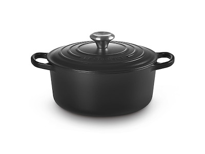 Matte Black Pot 24cm 4.2L