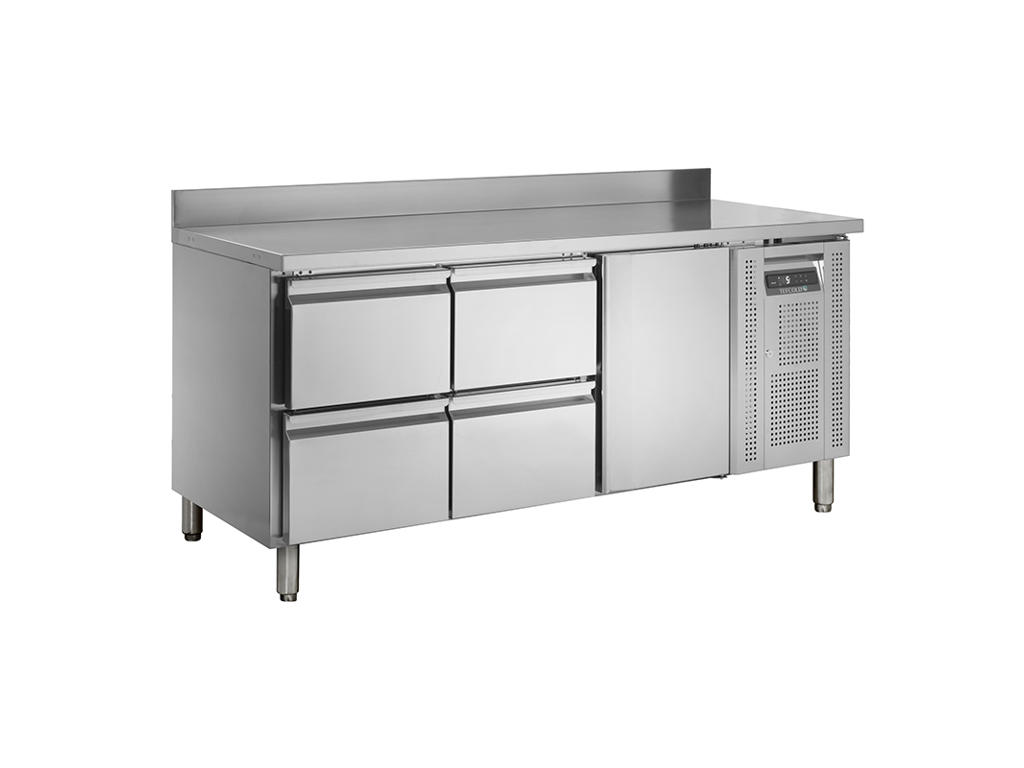 Refrigerated display case 2x2 drawers and 1 door GN1/1
