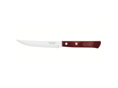 Steak knife 12 cm red polywood
