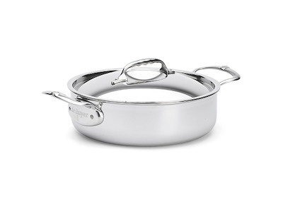 De Buyer Affinity sauté pan with lid Ø24 cm