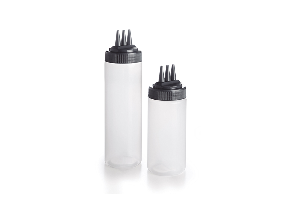 Dressing bottle with 3 nozzles 450 ml