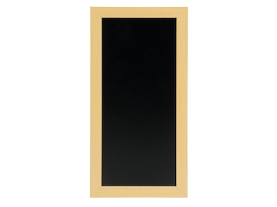 Board 20x40 cm teak lacquered wood frame