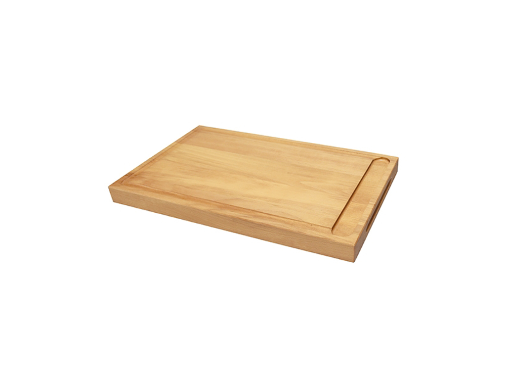 Wood cutting board WITH groove 50x30x4 cm
