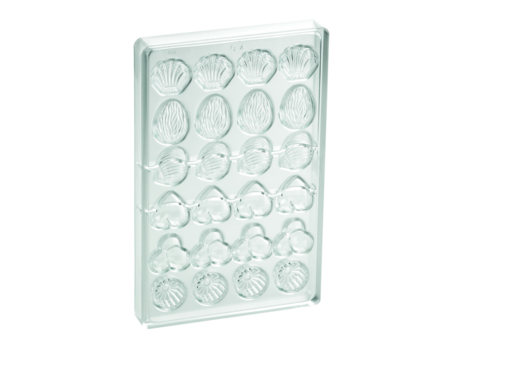 Chocolate mold transparent 24 variants 1