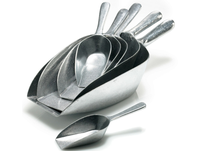 Drawer spoon alum. 33.5 cm 500 ml.