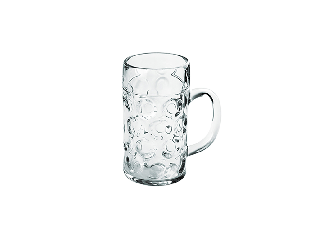 Beer mug with handle 1.0 ltr SAN Plastic
