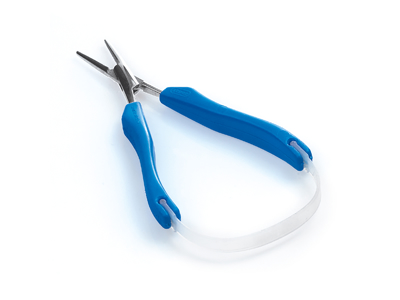 Salmon tongs with plastic handle