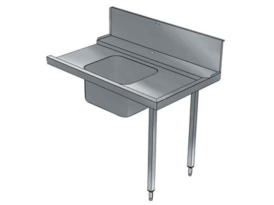 Entrance table 800 mm w/wash H>V