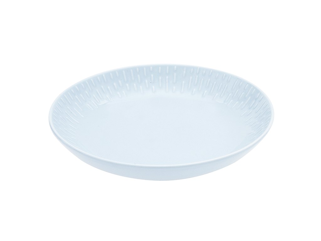 Tallerken dyb 23 cm Confetti Aqua