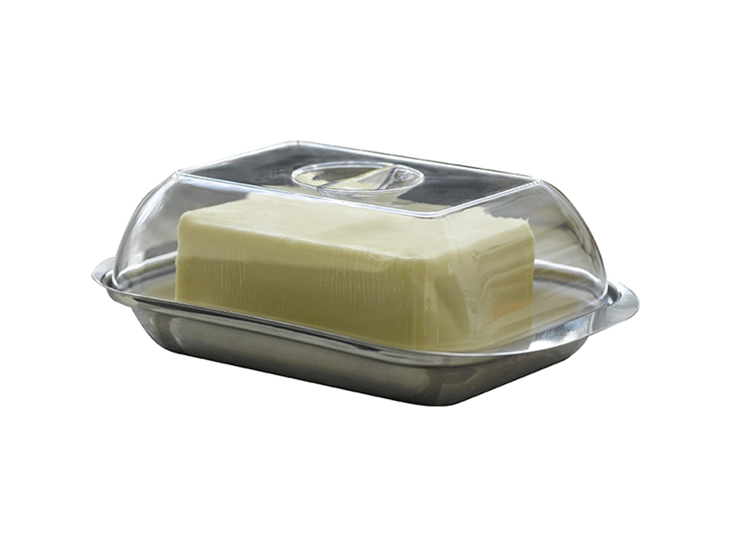 Butter box with lid stainless steel