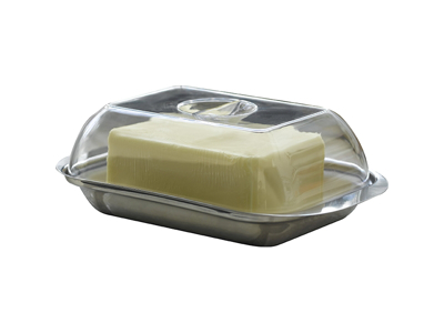 Butter box with lid stainless steel