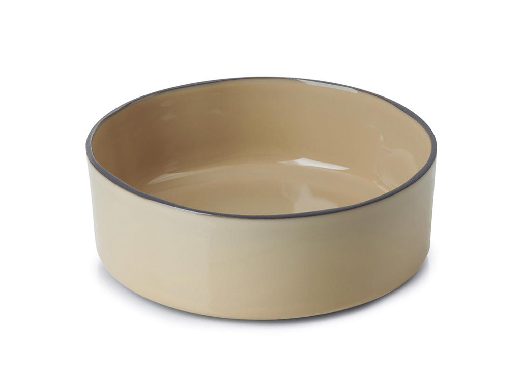 Plate Ø14 cm Beige Caractere