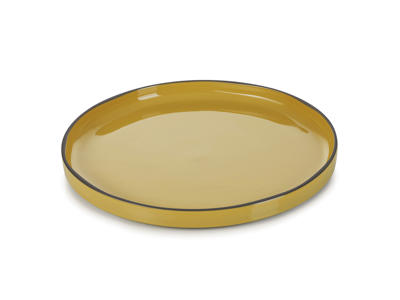 Plate Ø28 cm Yellow Caractere