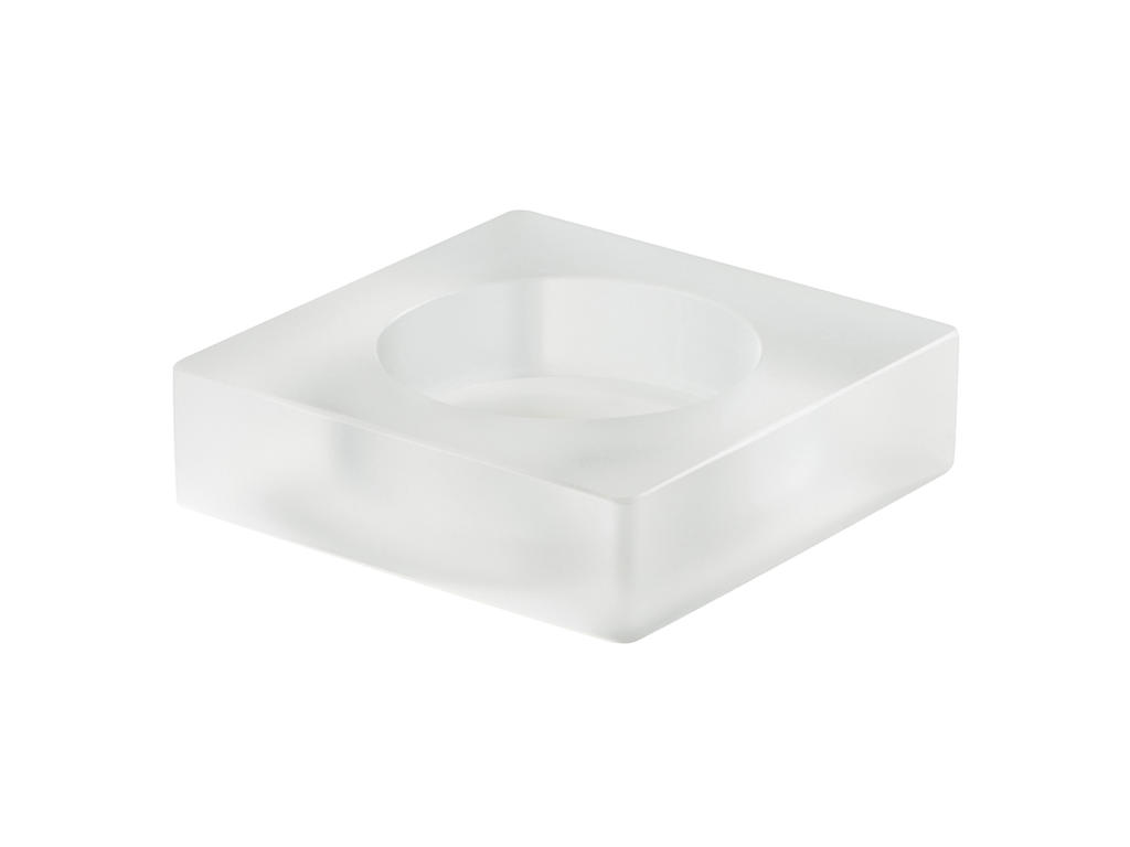 Tray for serving 15x15 cm White Mealplak