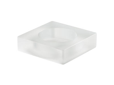 Tray for serving 15x15 cm White Mealplak