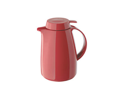 Thermal jug Red 1 ltr. with push button