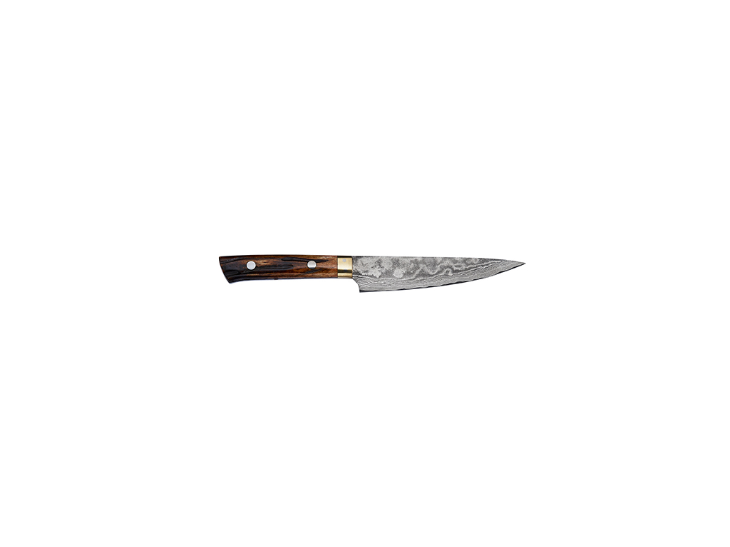 Decorative knife, 13 cm, Takefu Yellow Bull, VG-10 61 layers