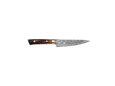 Decorative knife, 13 cm, Takefu Yellow Bull, VG-10 61 layers