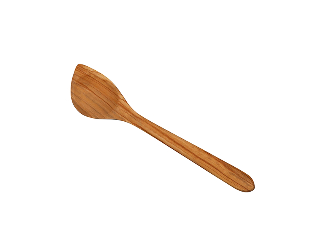 Serving spoon pointed 30 cm olive wood