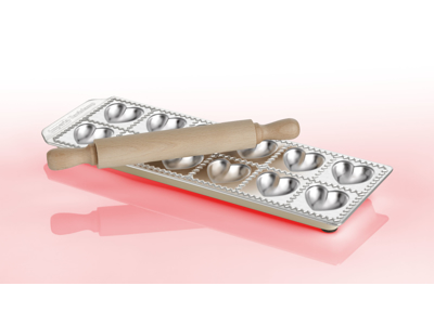 Ravioliform, 12 pcs, heart-shaped