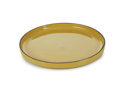 Plate Ø26 cm Yellow Caractere