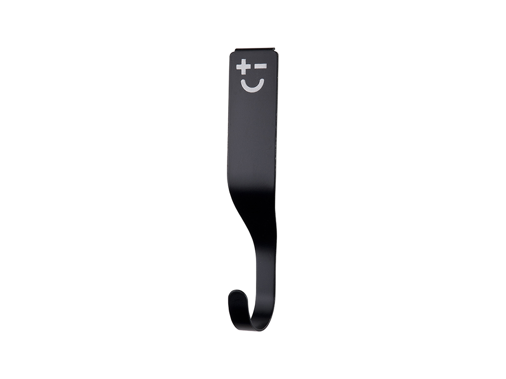 Hook t/magnet single Black