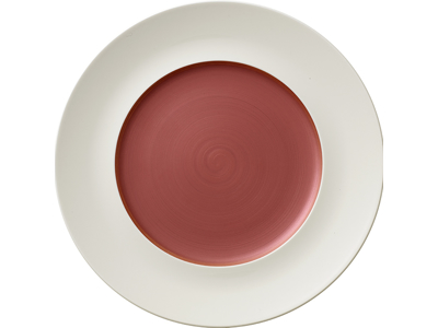 Copper Glow Plate White/Copper Ø 290 mm - Narrow Edge