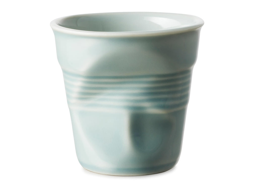 Froisse Crumpled Cappuccino Cup 18 cl Blue