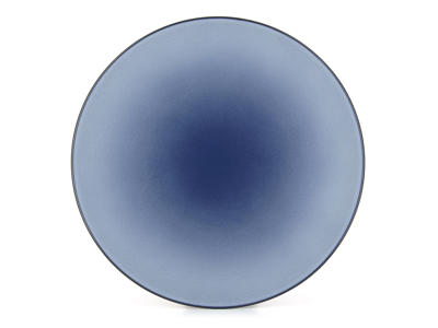 Plate Ø31 cm Blue Equinoxe