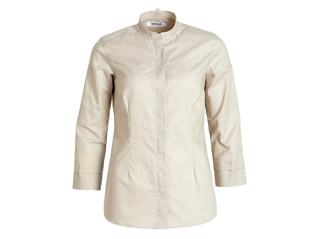 Kentaur Oxford Women's Shirt 7/8 Sleeve, Sand