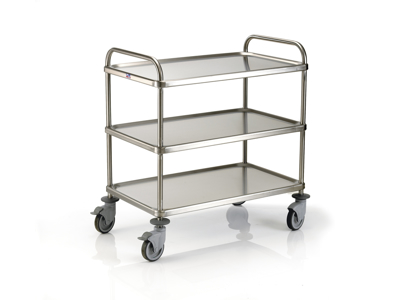 Rolling table 3 levels 90x55 cm