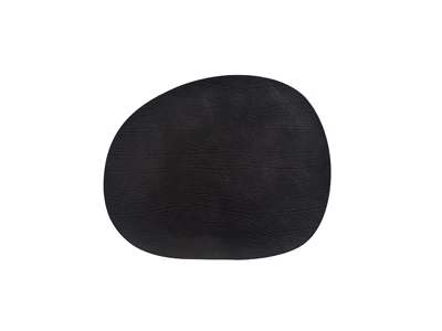 RAW Placemat leather 41x35.5 cm Black
