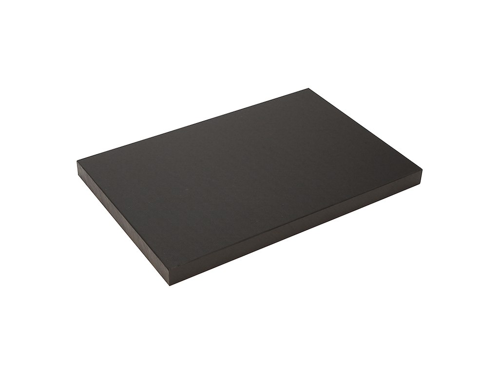 Cutting Board with Polyd Black Size 30x20x2cm