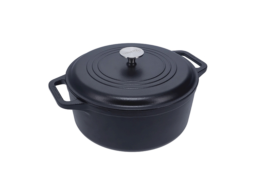 Pot Ø28 cm with lid 6.6 liters Cast iron