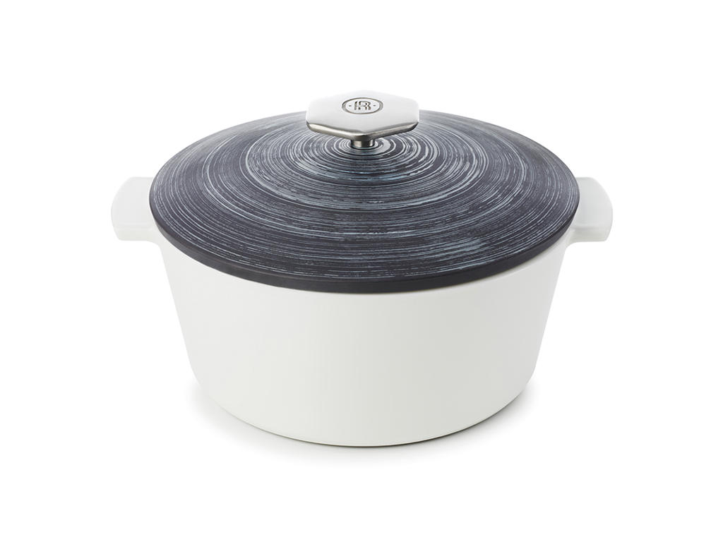Pot Ø22 cm Unglazed Black Induction Revolution 2