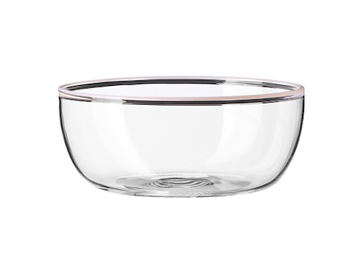 Glass bowl Ø12cm Life in Colour Light pink ka