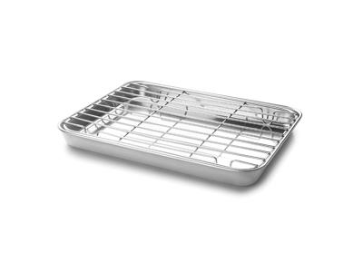 Drip tray with grid 40.5x30.5 cm