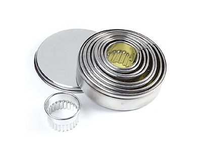 Cutter set Ribbed 9 pcs 20-105mm