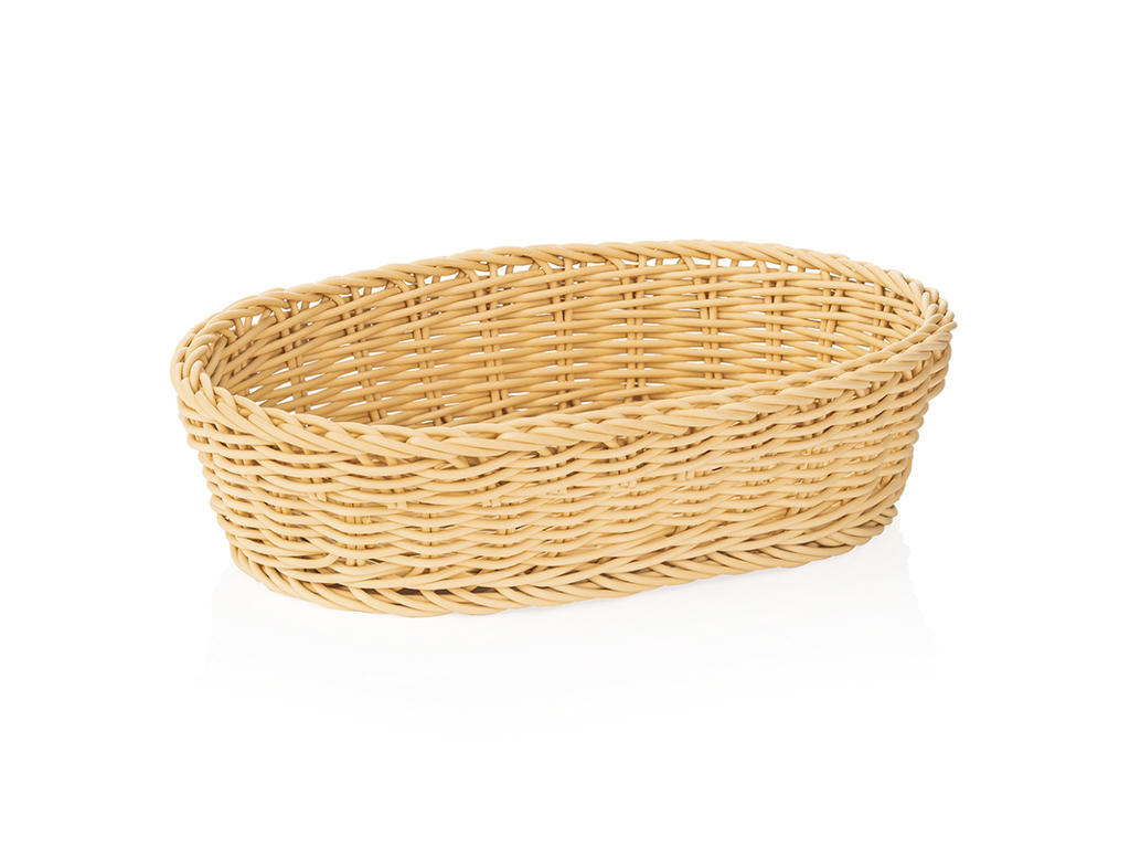 Bread Basket Light Beige 28x16x8 cm Weaver Pro