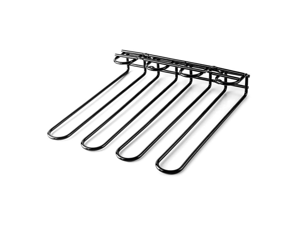 Glass hanger Black 3 rows ceiling/wall Lacor